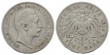 Linnartz KAISERREICH Preussen Wilhelm II. 5 Mark 1894 ss