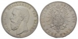 Linnartz KAISERREICH Preussen Friedrich I. 5 Mark 1876 ss