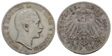 Linnartz KAISERREICH Preussen Wilhelm II. 5 Mark 1900 ss