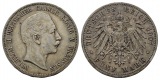 Linnartz KAISERREICH Preussen Wilhelm II. 5 Mark 1907 ss