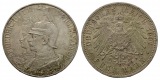Linnartz KAISERREICH Preussen Wilhelm II. 5 Mark 1901 200 Jahr...