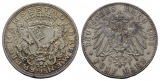 Linnartz KAISERREICH Bremen 5 Mark 1906 J Rdf. vz-