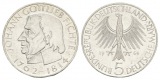 BRD, 5 Mark 1964 Johann Gottlieb Fichte