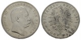 Linnartz KAISERREICH Hessen Ludwig III. 5 Mark 1875 H s
