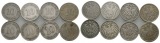 Kaiserreich, 10 Pfennig (8 Kleinmünzen)