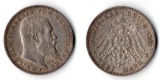 Württemberg, Kaiserreich  3 Mark  1911 F   Wilhelm II. 1891-1...