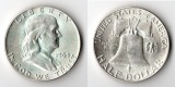 USA    Half Dollar  1963   Franklin   FM-Frankfurt    Feinsilb...