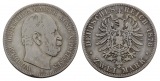 Linnartz KAISERREICH Preussen Wilhelm I. 2 Mark 1876 B s