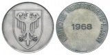 Bronzemedaille Deutsche Meisterschaft Rudern 1968, versilbert,...