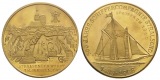 Stralsund, Bronzemedaille Schiffercompagnie 1988; 26,55 g, Ø ...