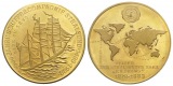 Stralsund, Bronzemedaille Schiffercompagnie 1988; 26,46 g, Ø ...