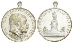 Wilhelm I., Medaille, unedel 1897, tragbar; 14,83 g; Ø 33,43 mm