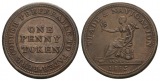 England, Token, Bronze, 1813; 19,04 g; Ø 33,48 mm