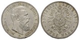 Linnartz KAISERREICH Preussen Friedrich III. 5 Mark 1888 kl. K...