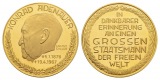 Linnartz Konrad Adenauer Goldmedaille 1967 a.s.Tod PP Gewicht:...