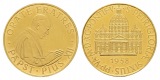 Linnartz Vatikan Pius XII. Goldmedaille 1958 stgl- Gewicht: 8,...