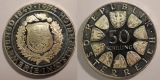 Österreich  50 Schilling 1974  125th Anniv. - Austrian Police...