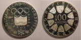 Österreich  100 Schilling 1976  Winter Olympics - Innsbruck  ...