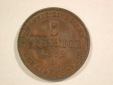 C07 Mecklenburg Schwerin  5 Pfennig 1872 B in vz+/vz-st  Origi...