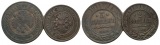 Russland, 2 Kleinmünzen (1911/1913)