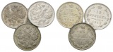 Russland, 3 Kleinmünzen (1914/1915/1916)