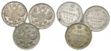 Russland, 3 Kleinmünzen (1913/1915/1914)