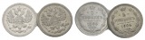 Russland, 2 Kleinmünzen (1905)