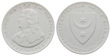Porzellanmedaille 1971;  42,30 g, Ø 66 mm, in Orig. Schachtel
