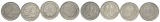 Weimarer Republik, 50 Pfennig (4 Kleinmünzen)