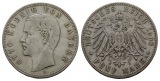 Linnartz KAISERREICH Bayern Otto 5 Mark 1908 D ss