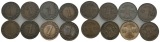 Weimarer Republik, 1 Pfennig (8 Kleinmünzen)