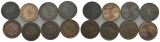 Weimarer Republik, 1 Pfennig (8 Kleinmünzen)
