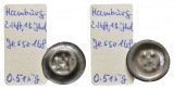 Altdeutschland, Hohlpfennig 0,515 g