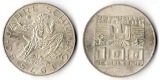 Österreich  100 Schilling 1975  50th Anniv. Schilling  FM-Fra...