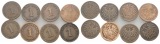 Kaiserreich, 1 Pfennig (8 Kleinmünzen)