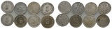 Kaiserreich, 5 Pfennig (8 Kleinmünzen)