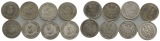 Kaiserreich, 5 Pfennig (8 Kleinmünzen)