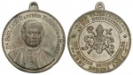 Mainz, versilberte Bronzemedaille 1886; Ø 33,5 mm; 19,33 g