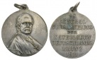 Mainz, tragbare versilberte Bronzemedaille 1911; Ø 27 mm; 10,...