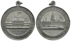 Frankfurt, tragbare Zinnmedaille 1881; 18,5 g, Ø 39 mm
