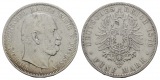 Linnartz KAISERREICH Preussen Wilhelm I. 5 Mark 1876 A ss-