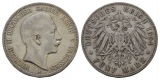 Linnartz KAISERREICH Preussen Wilhelm II. 5 Mark 1904 ss