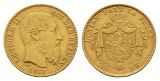 Linnartz Belgien Leopold II. 20 Francs 1877 Gewicht: 6,45g/900er