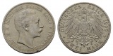Linnartz KAISERREICH Preussen Wilhelm II. 2 Mark 1900 ss