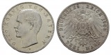 Linnartz KAISERREICH Bayern Otto 3 Mark 1908 D ss