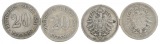 Kaiserreich, 20 Pfennig (2 Kleinmünzen)