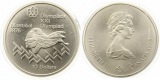 781 Kanada 10 Dollar Olympiade 1975 Silber 44,9 g. Fein Stempe...