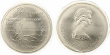 785 Kanada 10 Dollar Olympiade 1975 Silber 44,9 g. Fein Stempe...