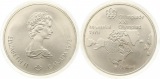 786 Kanada 5  Dollar Olympiade 1973 Silber 22,4 g. Fein Stempe...