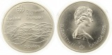 792 Kanada 5  Dollar Olympiade 1975 Silber 22,4 g. Fein Stempe...